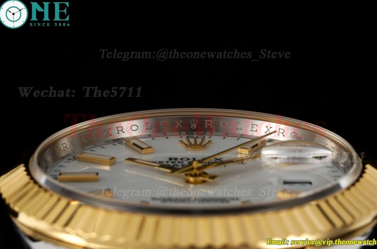Datejust Dial White Jub 126333 SH3235 ARF YG 41mm SS 0509